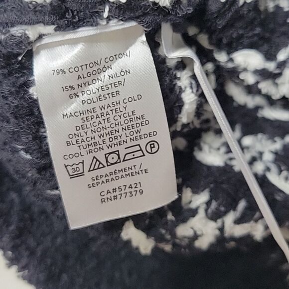 Ann Taylor Black & White Textured Cardigan - Picture 3 of 5